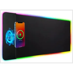Коврик для мыши Choetech (T543-F) RGB Illuminated 15W Wireless Charging Mouse Pad UA