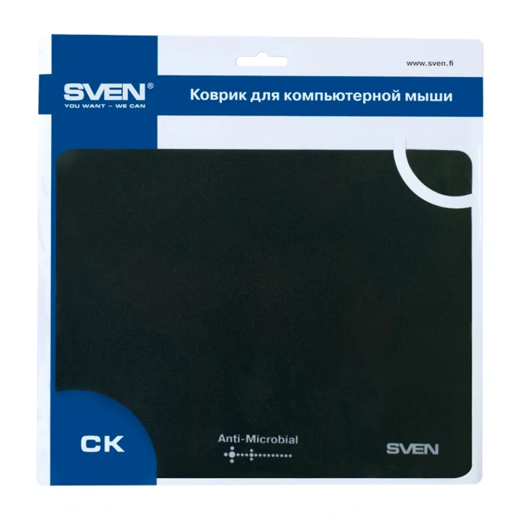 Килимок для миші Sven CK Black, 01600046 UA