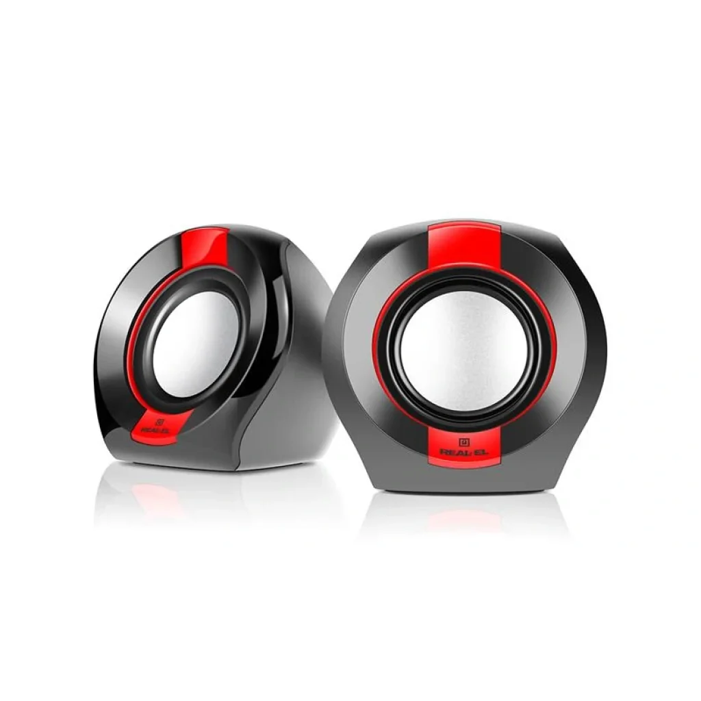 Акустическая система REAL-EL S-50 Black/Red, EL121100008 UA