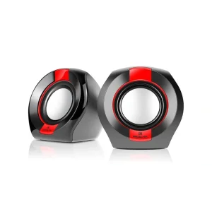 Акустична система REAL-EL S-50 Black/Red, EL121100008 UA
