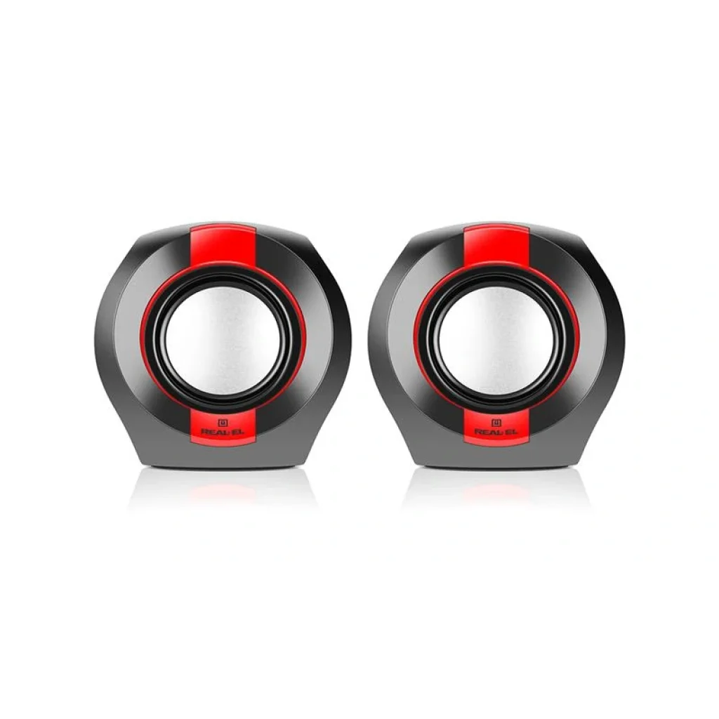 Акустическая система REAL-EL S-50 Black/Red, EL121100008 UA
