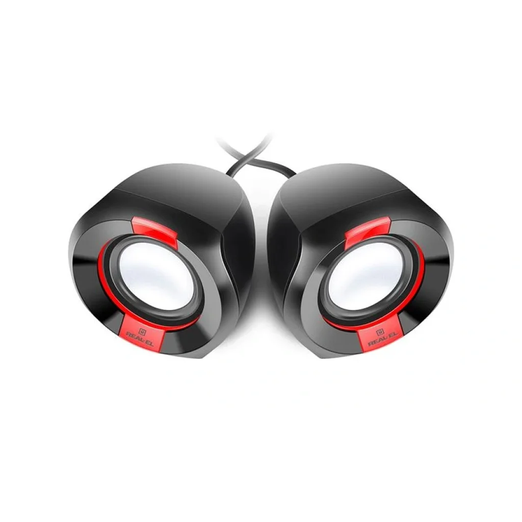Акустическая система REAL-EL S-50 Black/Red, EL121100008 UA