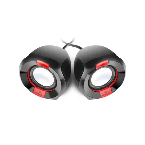 Акустическая система REAL-EL S-50 Black/Red, EL121100008 UA