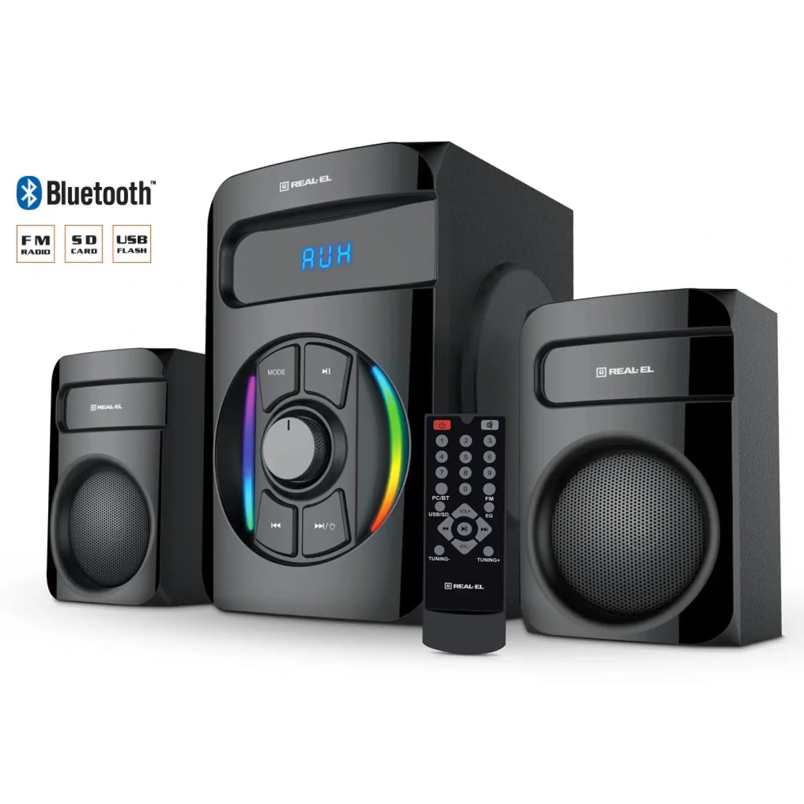 Акустична система REAL-EL M-375 Black, EL121300011 UA