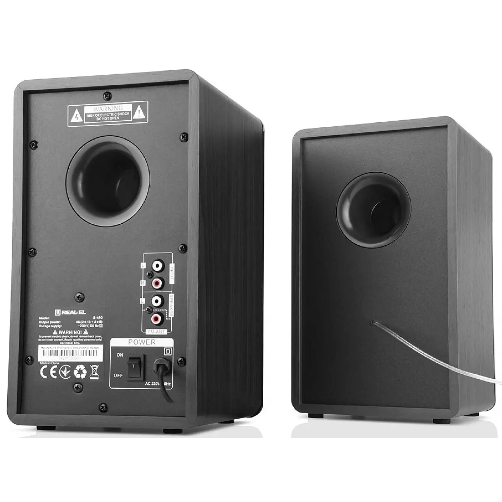Акустична система REAL-EL S-450 Black, EL121200005 UA