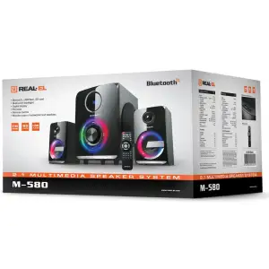 Акустична система REAL-EL M-580 Black, EL121300012 UA