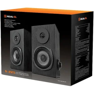 Акустическая система REAL-EL S-225 Black, EL121200009 UA