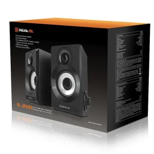 Акустическая система REAL-EL S-200 Black, EL121200008 UA