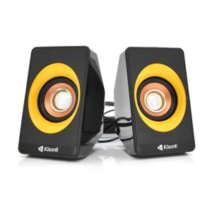 Акустична система Kisonli A-303/23403 Black/Yellow UA