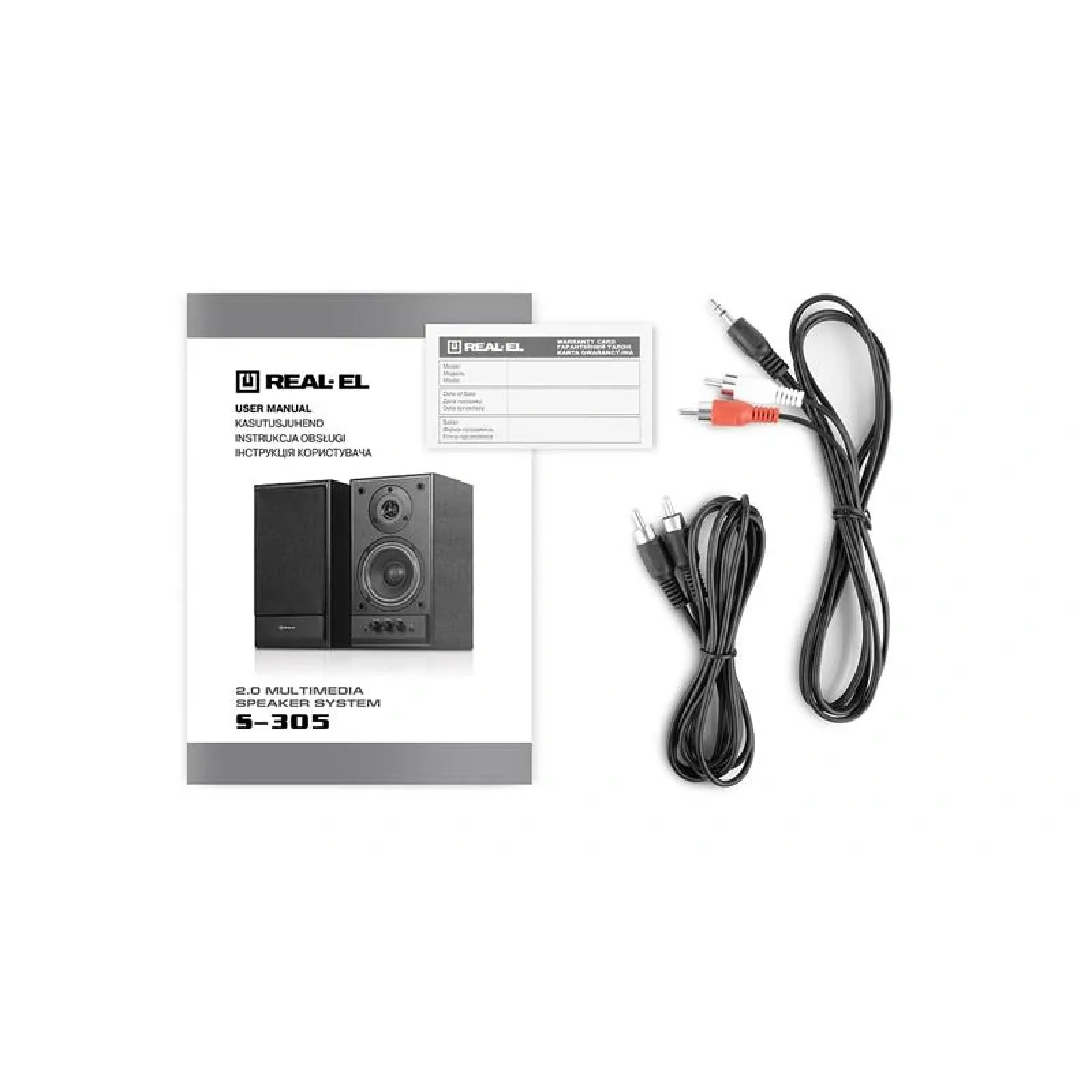 Акустическая система REAL-EL S-305 Black, EL121200012 UA