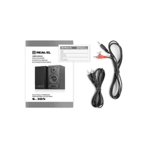 Акустична система REAL-EL S-305 Black, EL121200012 UA
