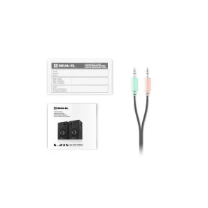 Акустична система REAL-EL S-235 Black, EL121200010 UA