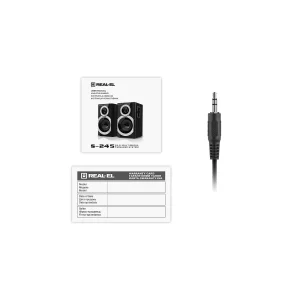 Акустична система REAL-EL S-245 Black, EL121200015 UA