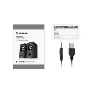 Акустична система REAL-EL S-405 Black, EL121100016 UA