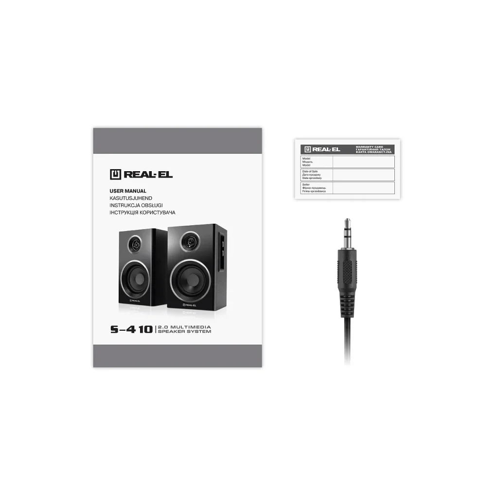 Акустическая система REAL-EL S-410 Black, EL121200016 UA