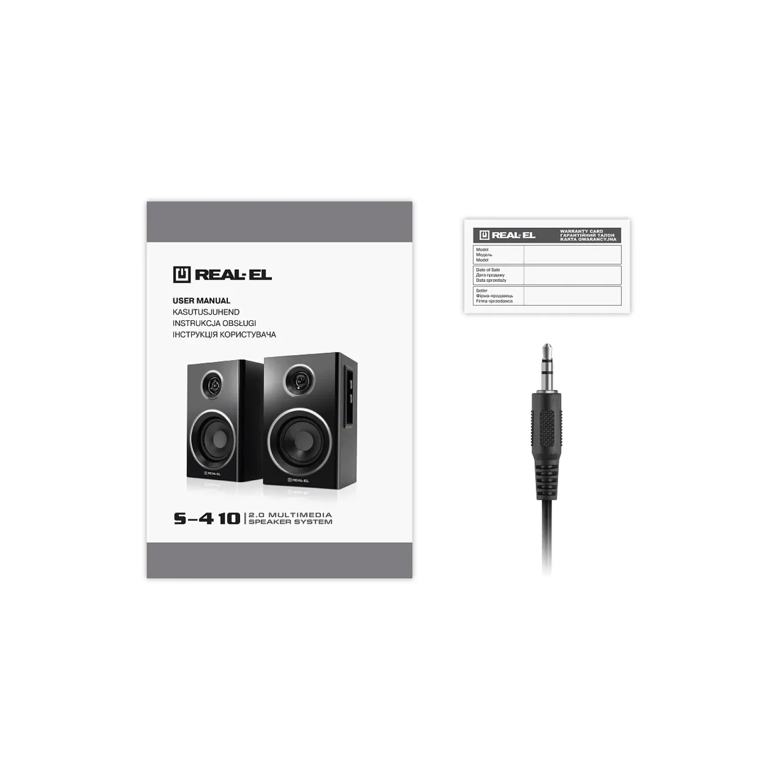 Акустична система REAL-EL S-410 Black, EL121200016 UA