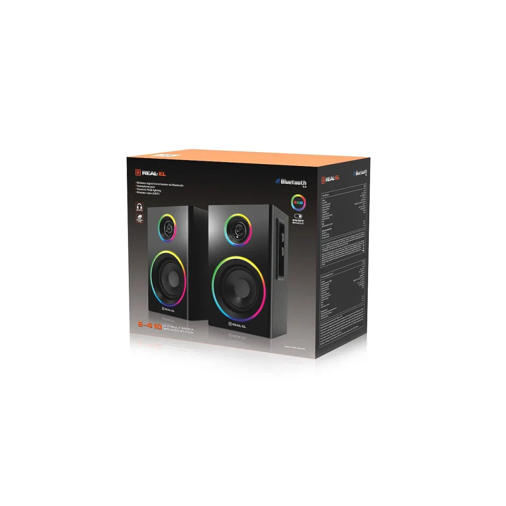 Акустическая система REAL-EL S-410 Black, EL121200016 UA