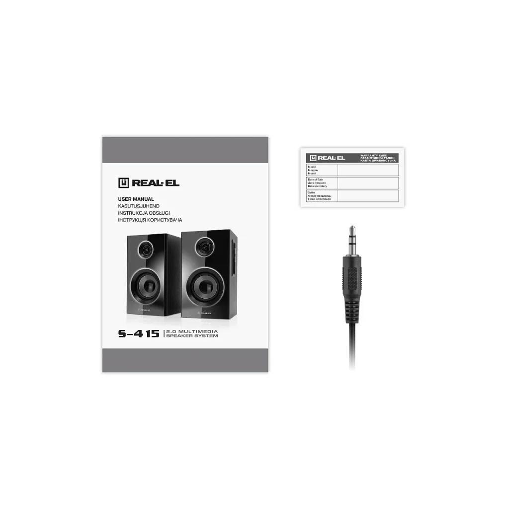 Акустическая система REAL-EL S-415 Black, EL121200017 UA
