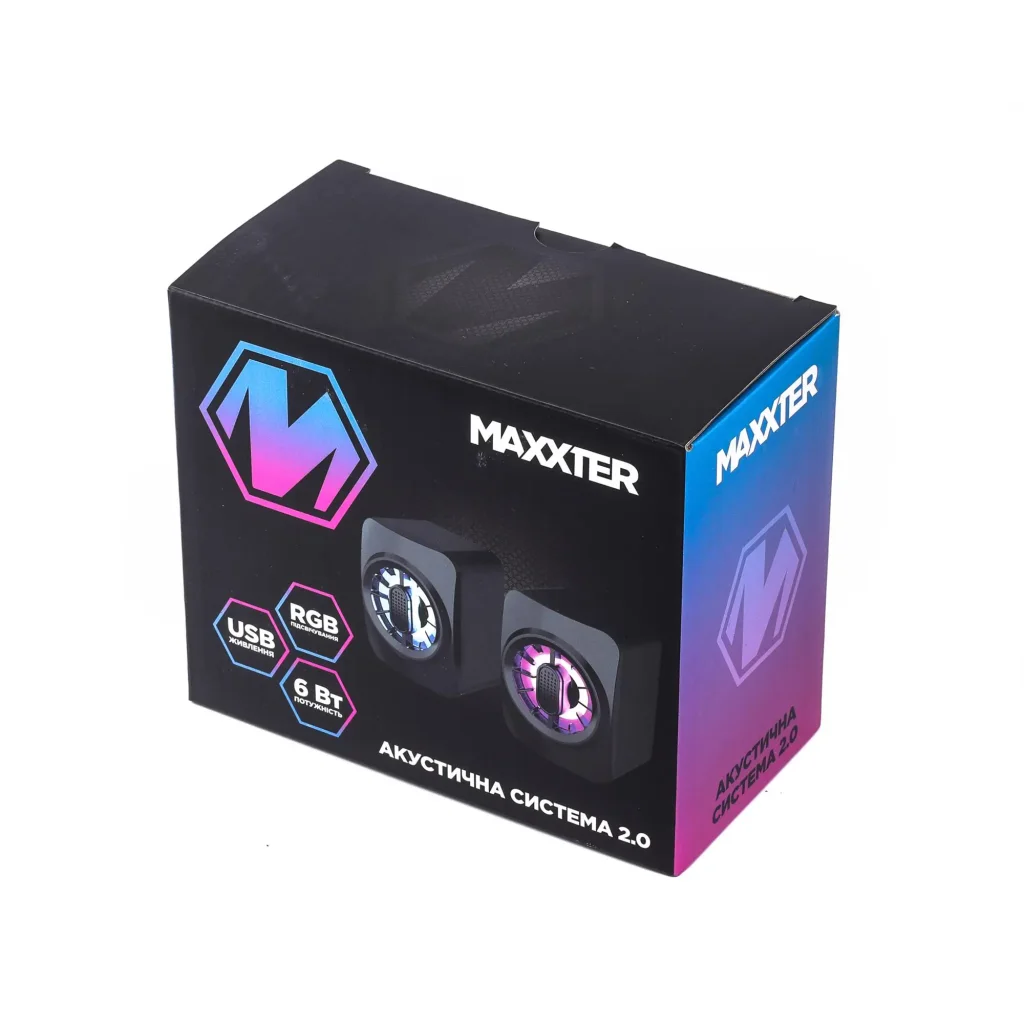 Акустична система Maxxter CSP-U005RGB UA