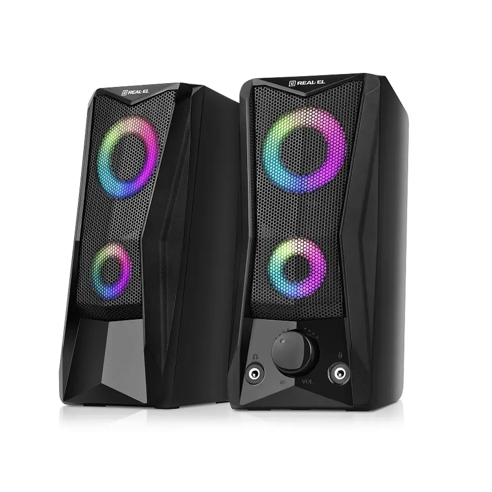 Акустична система REAL-EL S-107 Black UA