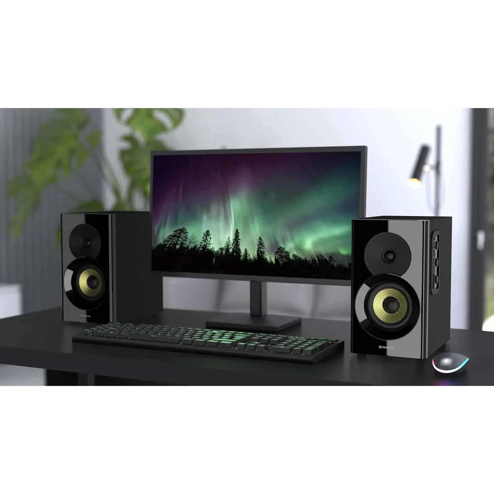 Акустическая система REAL-EL S-470 Black UA