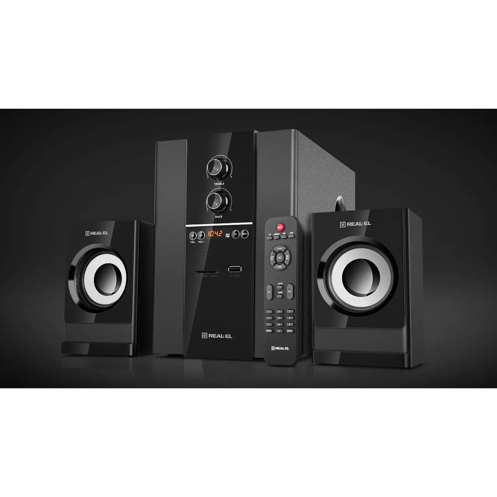 Акустическая система REAL-EL M-355 Black UA