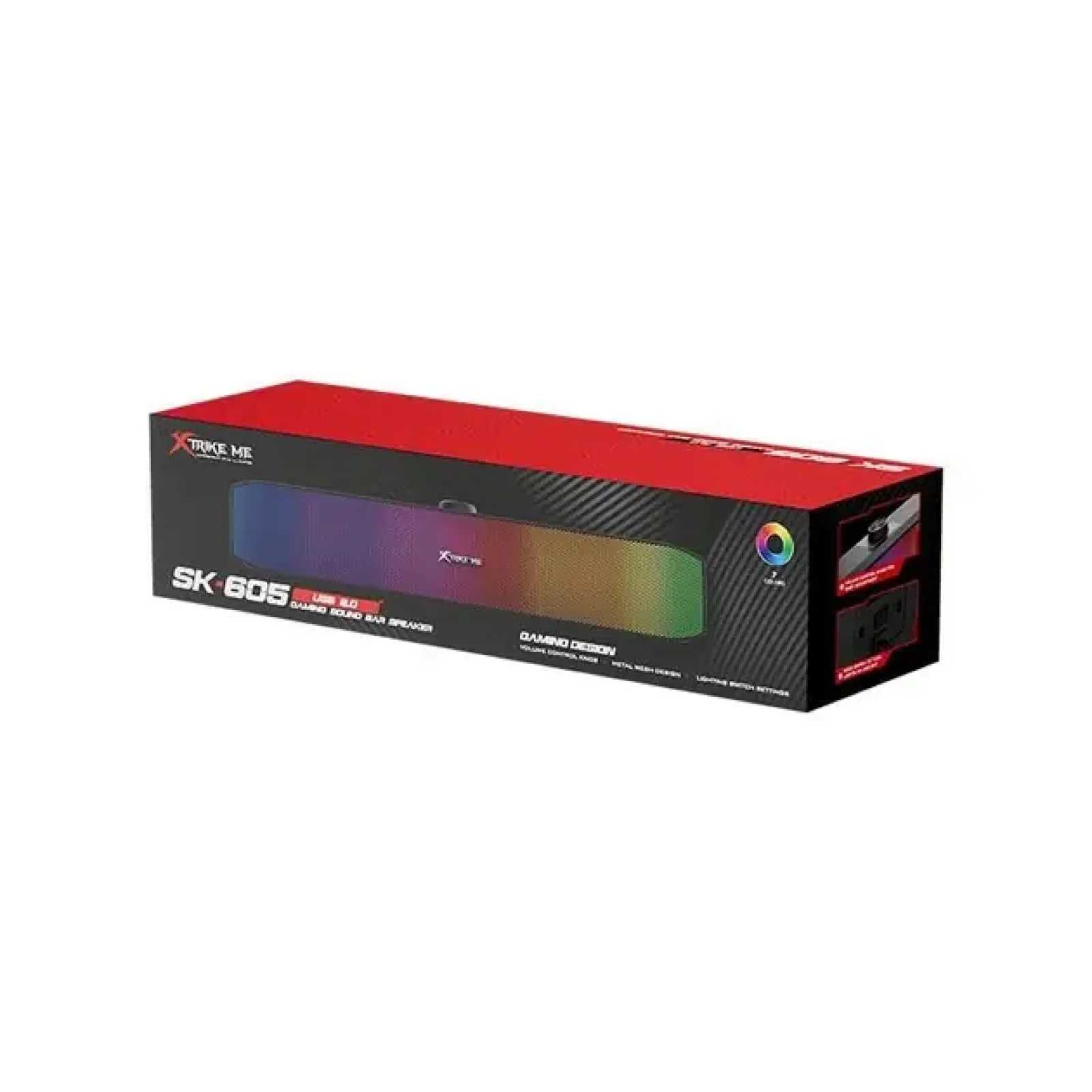 Акустична система Xtrike Me LED RGB Black (SK-605) UA