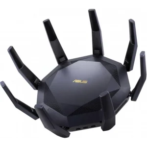 Бездротовий маршрутизатор Asus RT-AX89X (AX6000, Wi-Fi 6, WPA3, 1xGE WAN, 1x10GE WAN/LAN, 1x10GE SFP+ WAN, 8xGE LAN, 2xUSB3.1, MU-MIMO, AiMesh, 8 зовнішніх антен) UA