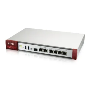 Міжмережевий екран ZYXEL ZyWALL ATP200 (ATP200-EU0102F) (2xGE WAN, 4xGE LAN/DMZ, 1хSFP, 2xUSB3.0, AP Controller (8/40), Sandbox и Botnet Filter, з підпискою Gold на 1 рік (повний UTM-функціонал, SecuReporter та управління 40 AP) UA