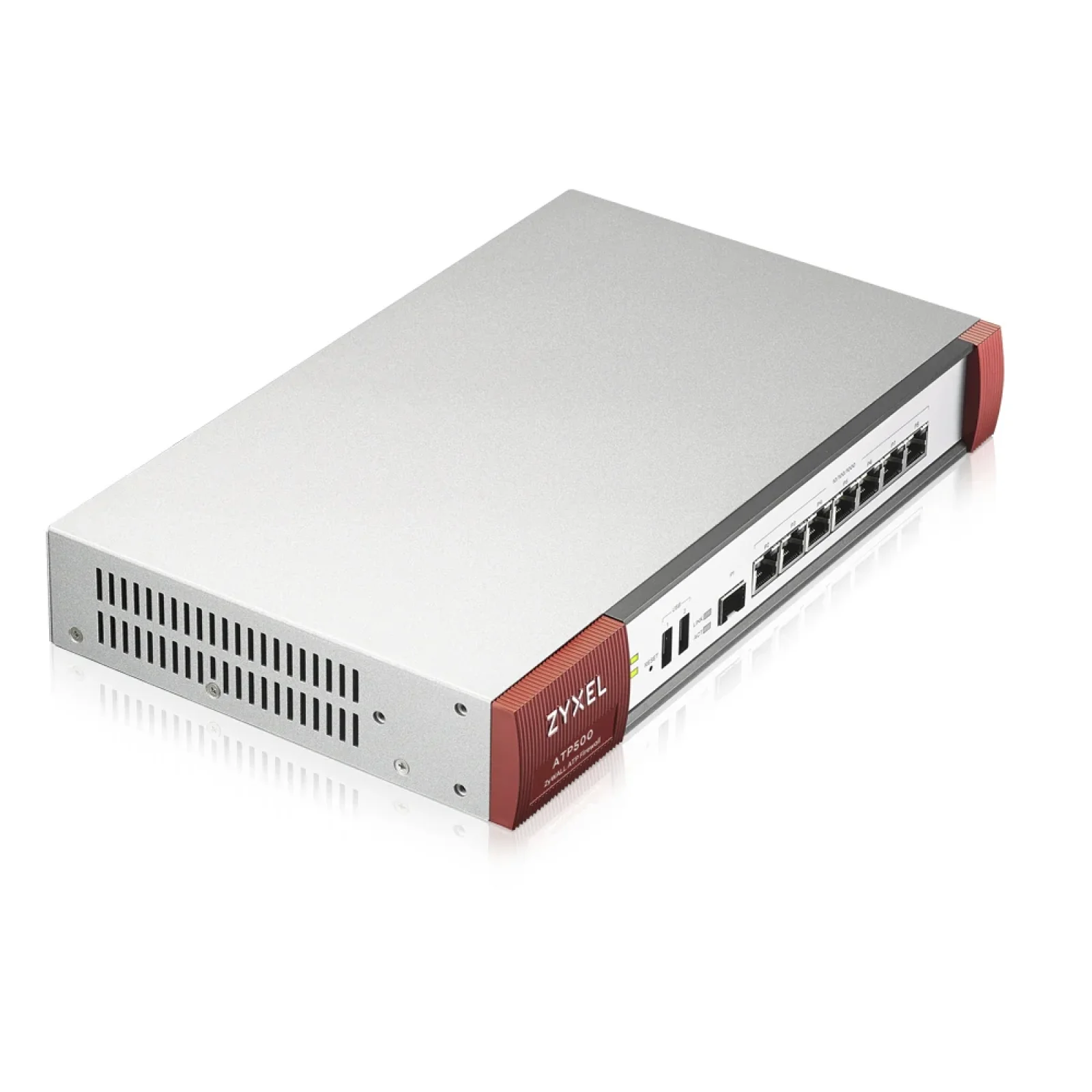 Міжмережевий екран ZYXEL ZyWALL ATP500 (ATP500-EU0102F) (7xGE WAN/LAN, 2хUSB3.0, 1xSFP, AP Controller (8/72), Device HA Pro, Sandbox и Botnet Filter, з підпискою Gold на 1 рік (повний UTM-функціонал, SecuReporter та управління 72 AP)) UA