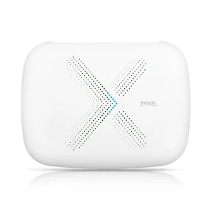 Mesh Wi-Fi маршрутизатор ZYXEL Multy X (WSQ50-EU0101F) (AC3000, 3xGE LAN, 1хGE WAN, Tri-band, MU-MIMO, 1xUSB, BLE 4.1, 9 антен, Amazon Alexa) UA