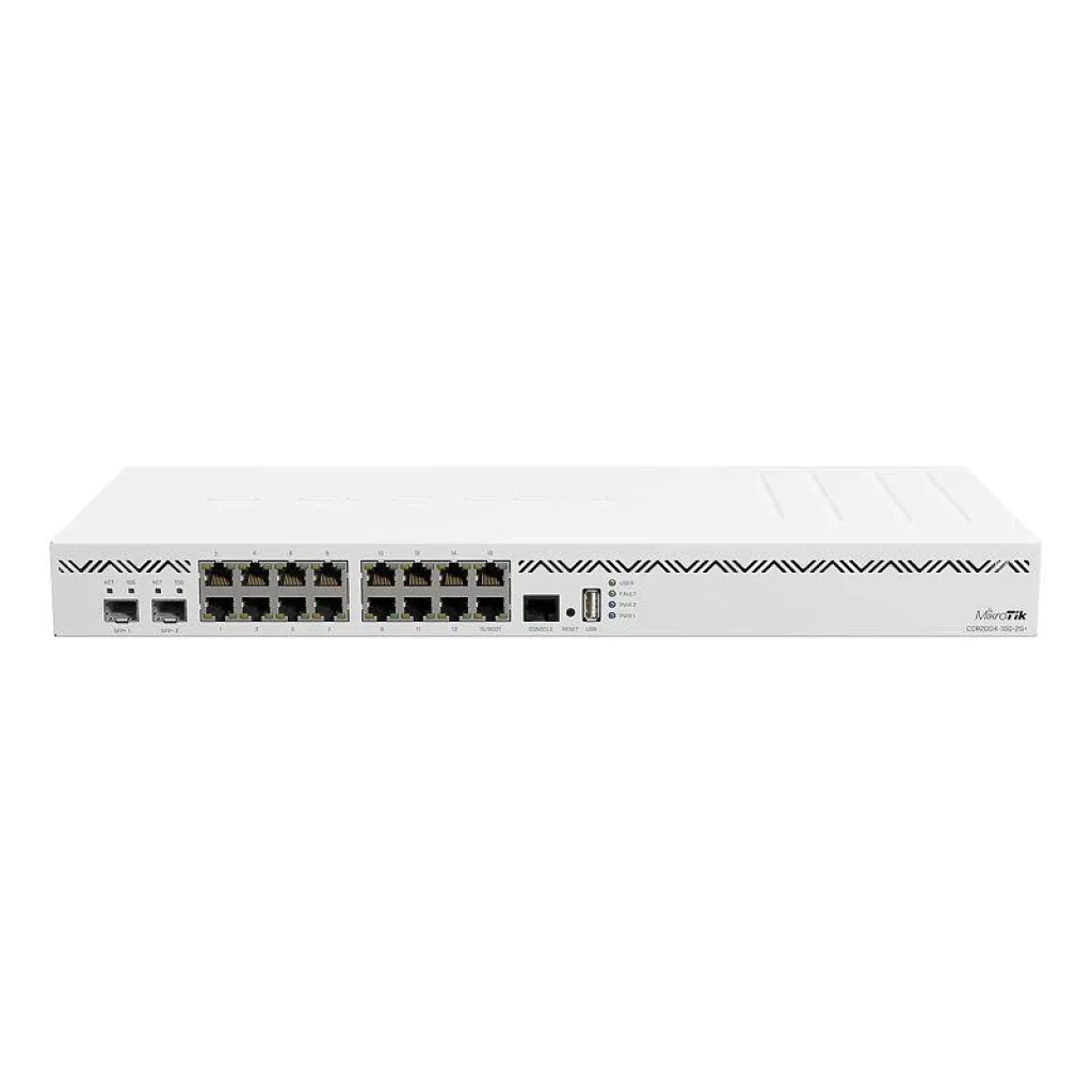 Маршрутизатор MikroTik CCR2004-16G-2S+ (16хGE, 2xSFP+, L6) UA