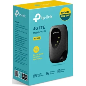 Бездротовий 4G маршрутизатор TP-Link M7000 (N300,OLED-дисплей, DC-HSPA+/HSPA+/HSPA/UMTS, 1xmicroUSB, 1xSIM, 2000 мАг) UA