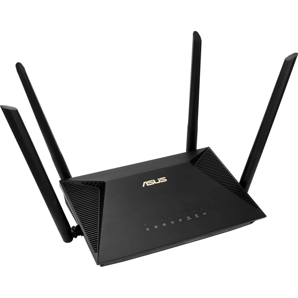 Бездротовий маршрутизатор Asus RT-AX53U (AX1800, WiFi 6, 1xGE WAN, 3xGE LAN, 1xUSB, MU-MIMO, Beamforming, OFDMA, 4 зовнішні антени) UA