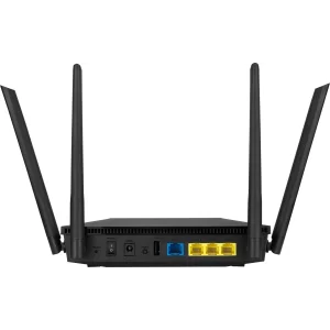 Бездротовий маршрутизатор Asus RT-AX53U (AX1800, WiFi 6, 1xGE WAN, 3xGE LAN, 1xUSB, MU-MIMO, Beamforming, OFDMA, 4 зовнішні антени) UA