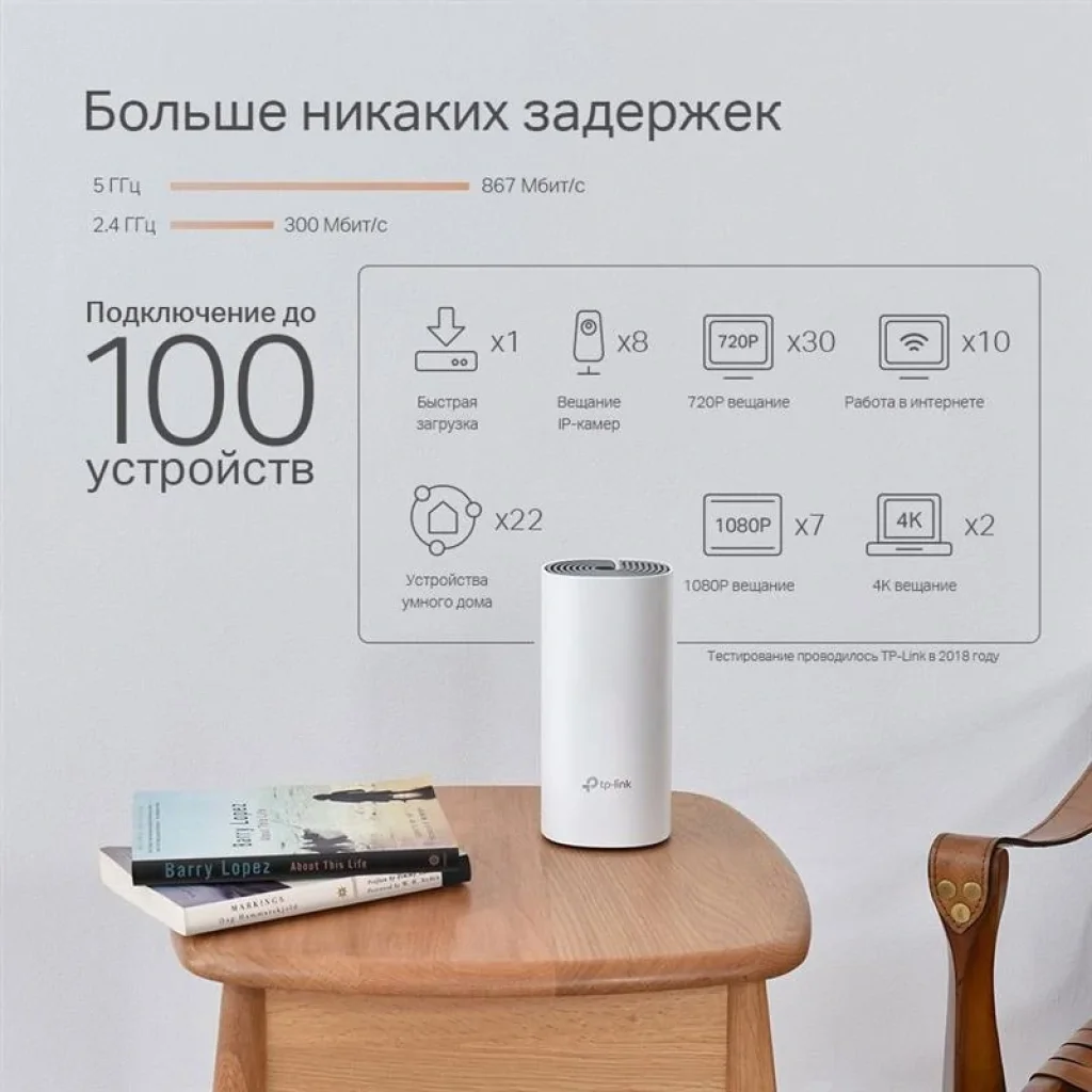 WiFi Mesh система TP-Link Deco P9 (AC1200 + AV1000, 2хGE WAN/LAN, MESH, MU-MIMO, 2 внутр. антени, 3-pack) (DECO-P9-3-PACK) UA
