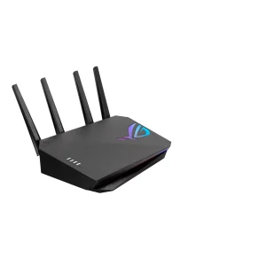 Бездротовий маршрутизатор Asus ROG STRIX GS-AX5400 (AX5400, WiFi 6, 1xGE WAN, 4xGE LAN, 1xUSB 3.2, підтримка 3G/4G-модема, OFDMA, AiMesh, AURA RGB, 6 зовнішні антени) UA