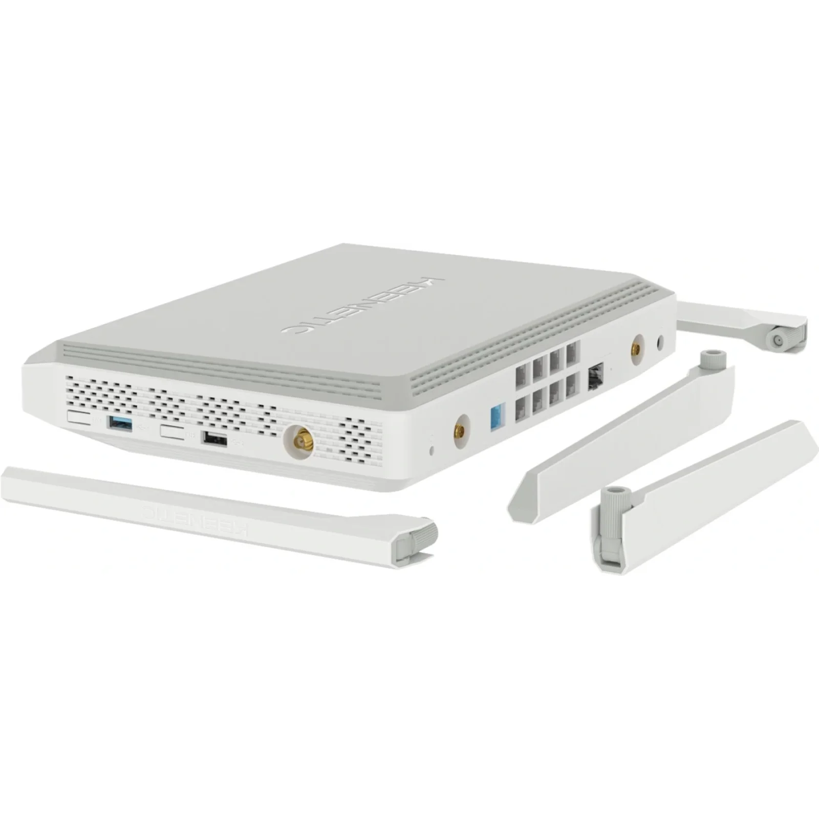 Бездротовий маршрутизатор KEENETIC Peak (KN-2710) (AC2600, 9хGE, 1xSFP, 1хUSB2.0, 1xUSB3.0, MESH, 4 антени) UA
