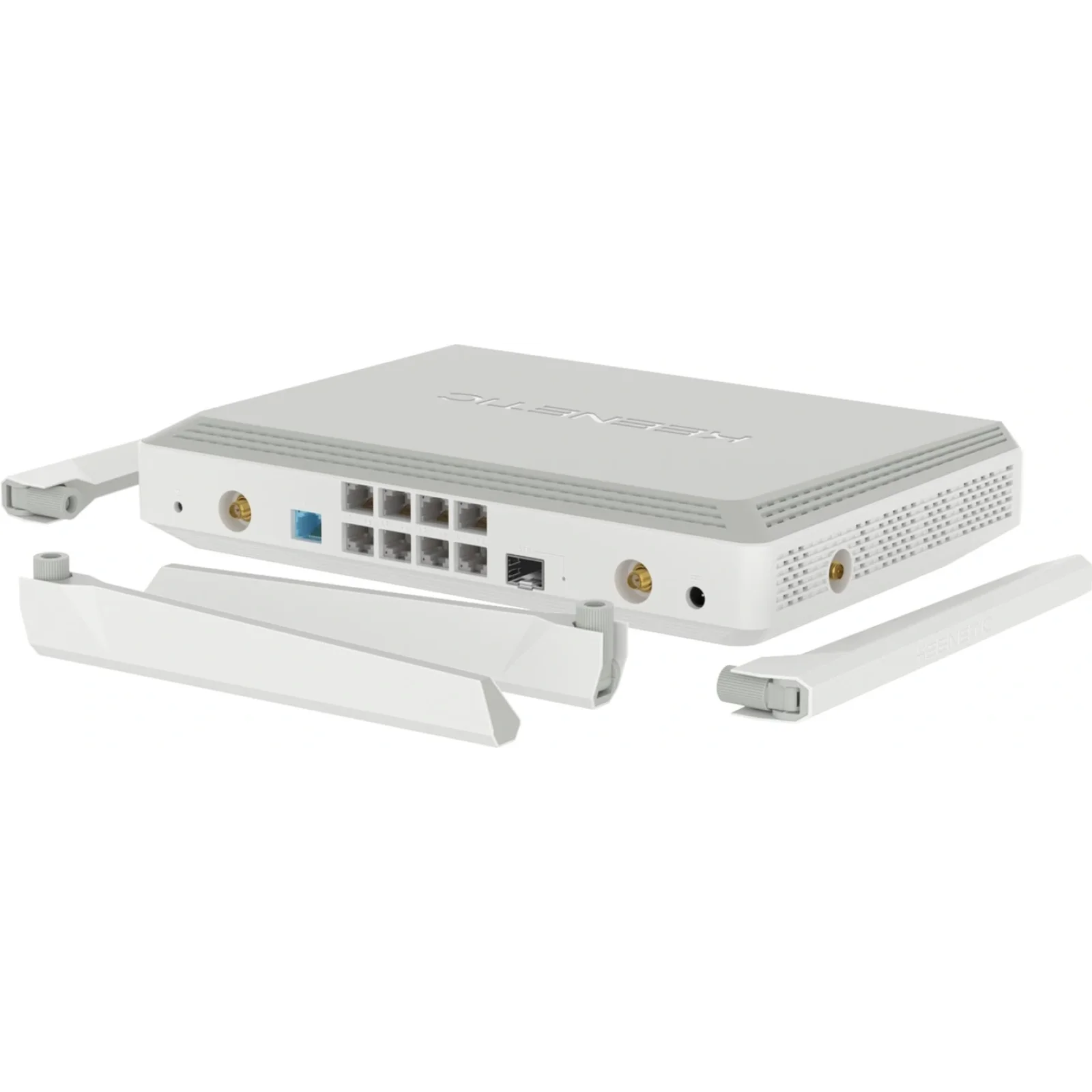 Бездротовий маршрутизатор KEENETIC Peak (KN-2710) (AC2600, 9хGE, 1xSFP, 1хUSB2.0, 1xUSB3.0, MESH, 4 антени) UA