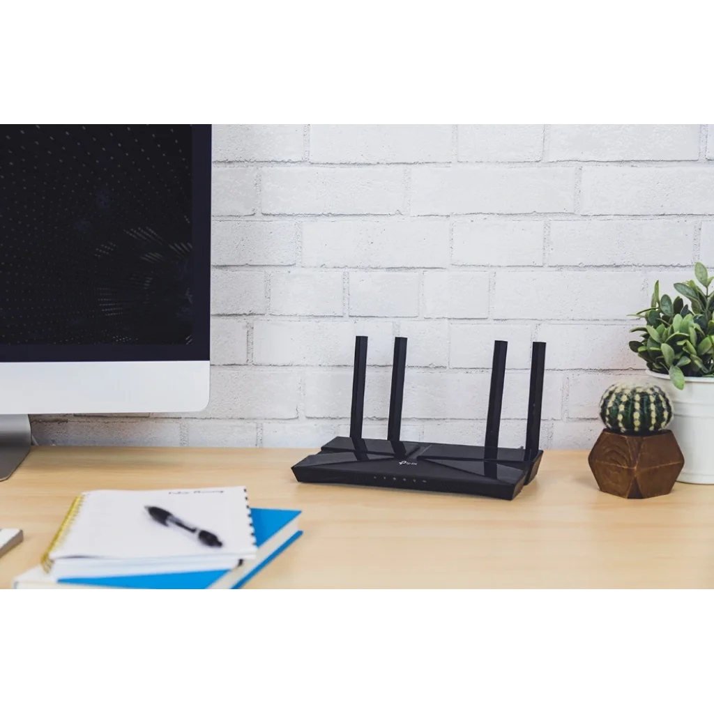 Бездротовий маршрутизатор TP-Link Archer AX1500 (AX1500, Wi-Fi 6, 1хGE WAN, 4хGE LAN, MU-MIMO, Beamforming, 4 антени зовнішніх) UA
