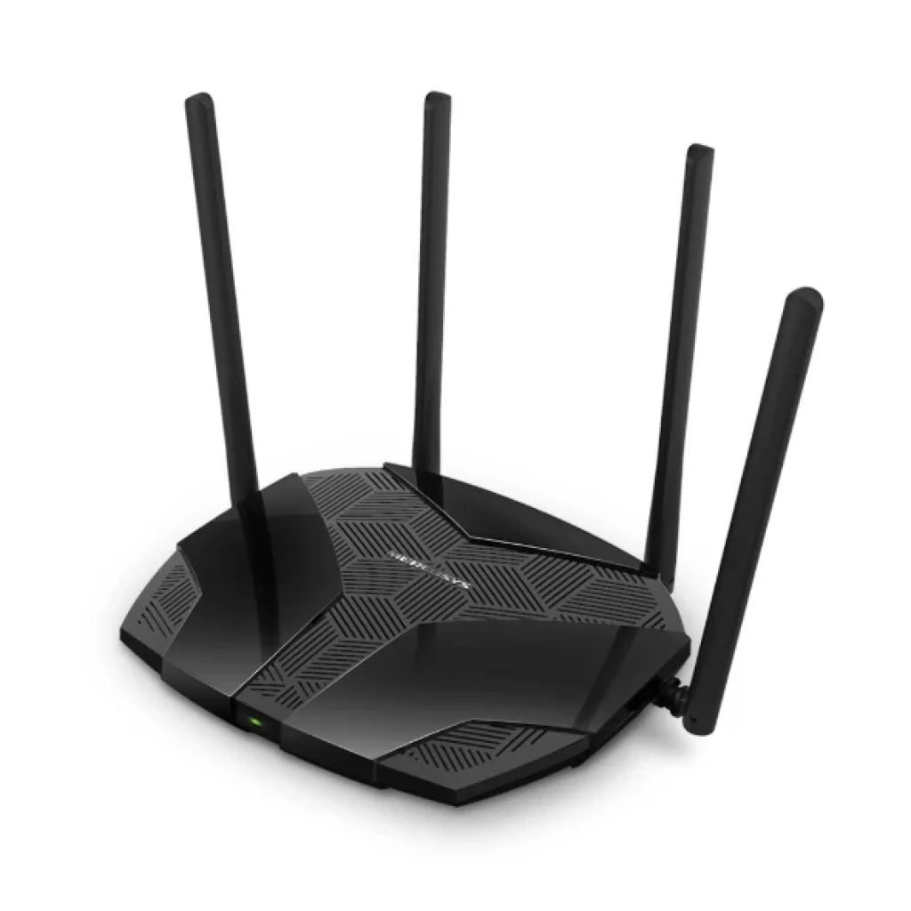 Беспроводной маршрутизатор Mercusys MR1800X (AX1800 Wi-Fi 6, 1хGE WAN, 3хGE LAN, MU-MIMO, 4 антены) UA