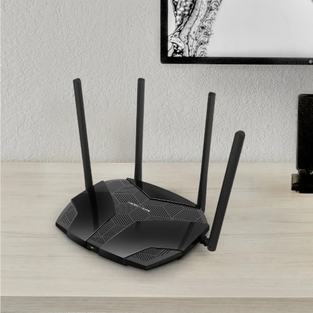 Беспроводной маршрутизатор Mercusys MR1800X (AX1800 Wi-Fi 6, 1хGE WAN, 3хGE LAN, MU-MIMO, 4 антены) UA