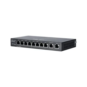 Маршрутизатор Ruijie Reyee RG-EG210G-E (1xGE WAN, 1xGE WAN/LAN, 8xGE LAN, controller APs, Ipsec VPN, Cloud Managed, металл) UA