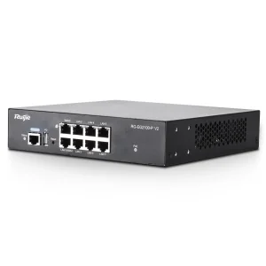Маршрутизатор Ruijie RG-EG2100-P v2 (1xGE WAN, 1xGE WAN/PoE+ LAN, 6xGE PoE+ LAN, max PoE 135W, NGFW, Ruijie cloud) UA