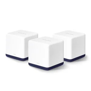 Беспроводной маршрутизатор Mercusys Halo H50G(3-pack) (AC1900, 3хGE WAN/LAN, Beamforming, MESH, 3-pack) UA