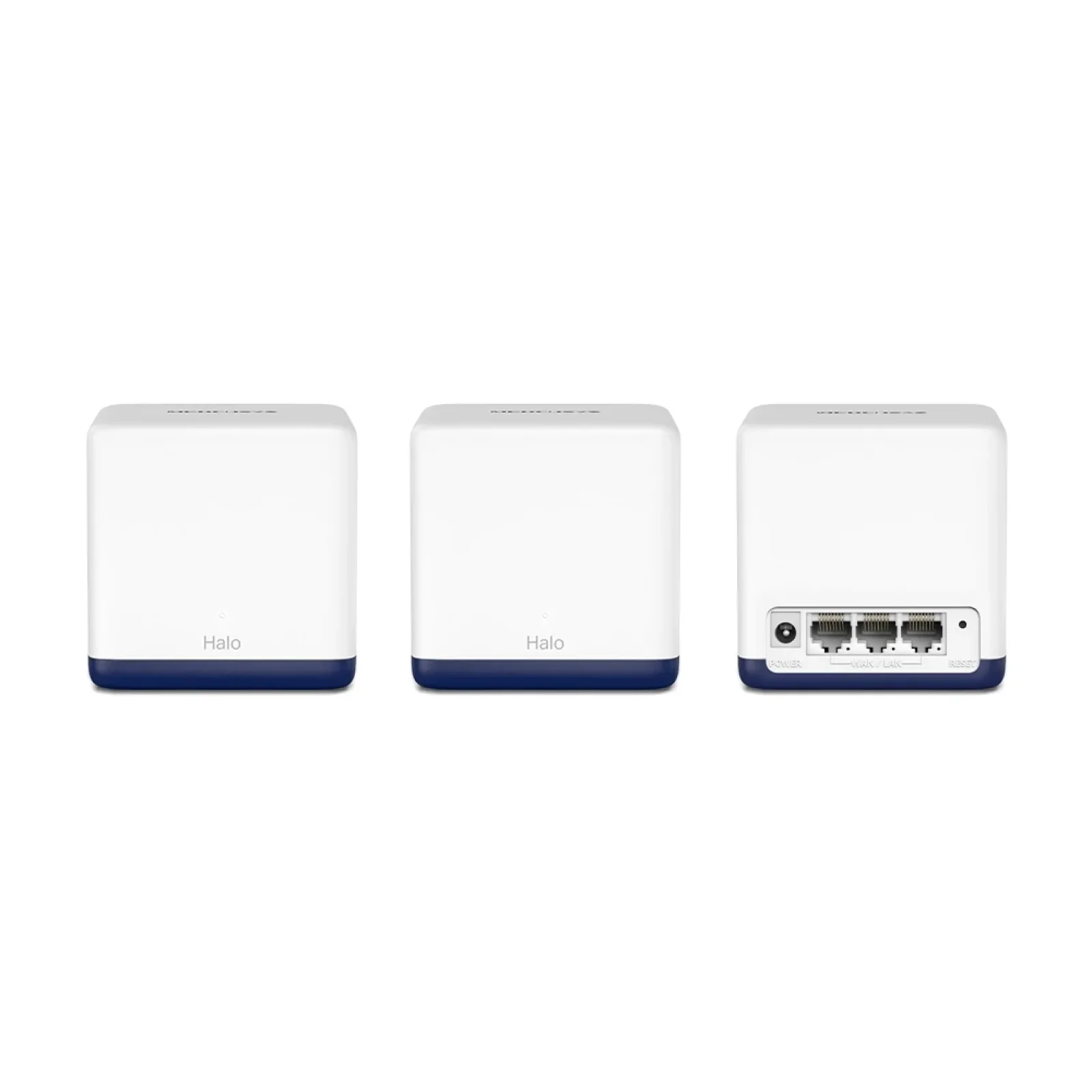 Бездротовий маршрутизатор Mercusys Halo H50G(3-pack) (AC1900, 3хGE WAN/LAN, Beamforming, MESH, 3-pack) UA