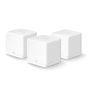 Бездротовий маршрутизатор Mercusys Halo H30G(3-pack) (AC1300, 2хGE WAN/LAN, Beamforming, MESH, 3-pack) UA