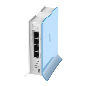 Беспроводной маршрутизатор Mikrotik hAP lite TC RB941-2ND-TC (N300, 650MHz/32Mb, 4x10/100 Ethernet ports, 1,5 dBi, Tower Case) UA