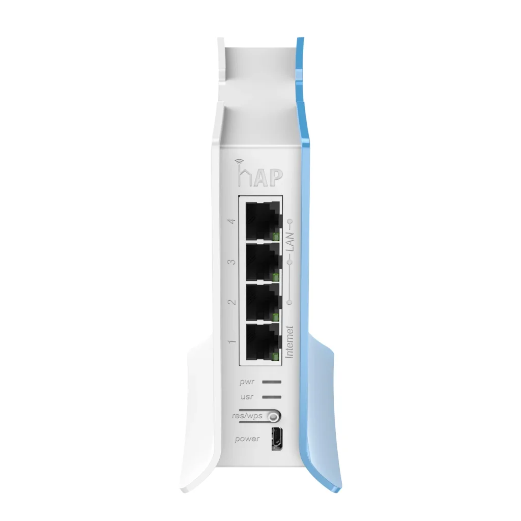 Беспроводной маршрутизатор Mikrotik hAP lite TC RB941-2ND-TC (N300, 650MHz/32Mb, 4x10/100 Ethernet ports, 1,5 dBi, Tower Case) UA