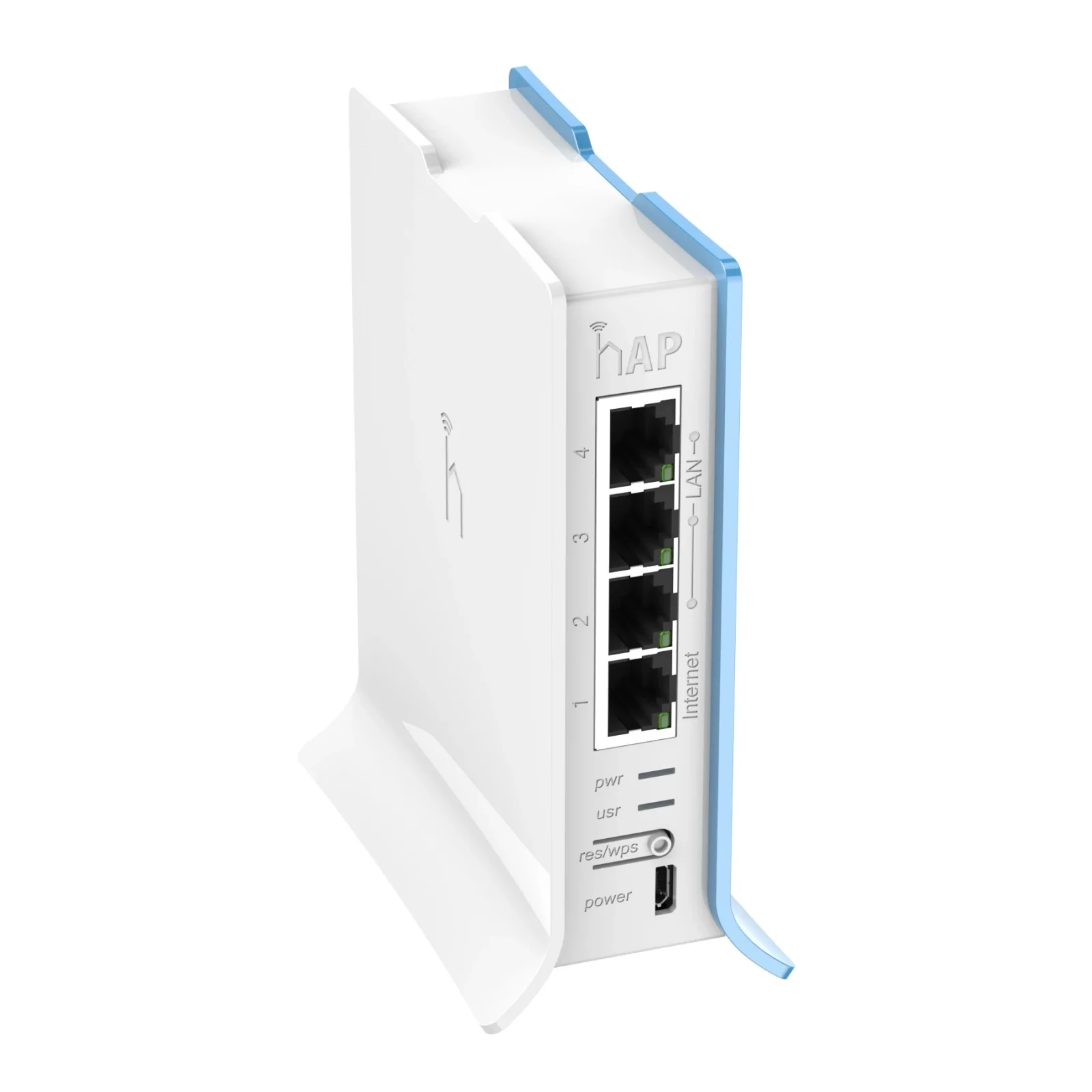 Бездротовий маршрутизатор Mikrotik hAP lite TC RB941-2ND-TC (N300, 650MHz/32Mb, 4x10/100 Ethernet ports, 1,5 dBi, Tower Case) UA